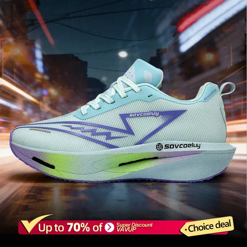 Carbon Board Marathon Men Running ShoesSpeciality Sports Breathable Lightweight Women's Comfortable Athletic Chunta Sneakers — image 4