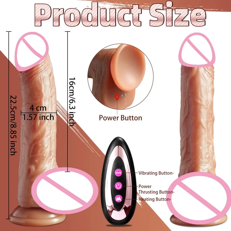 Vibrador realista vibrador grande pênis penetração anal adulto brinquedos sexuais para vibração anal aquecimento pau vibradores para masturbação feminina — image 13