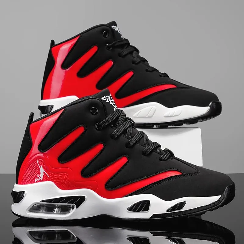 Men's High-Top Basketball Shoes Heavy-Duty and Stable Lace-Up Training Sneakers Unisex Suitable for Running Sports Basketball Walking. Ideal Gift for Men Lightweight Comfortable Lace-Up Closure Men's Basketball Shoes High-Quality Men's Sh — image 9
