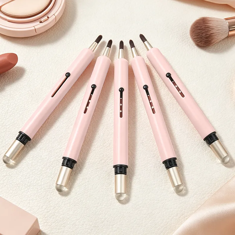 1pcs Retractable Dual Ended Lip Brush Silicone Blending Head Soft Fiber Makeup Tool for Lipstick Lip Gloss Applicator Brushes — image 6