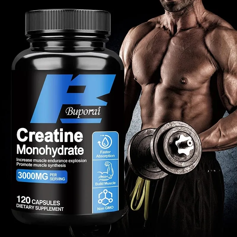 Creatine Monohydrate - Promote Muscle Growth Relieve Fatigue Improves Performance — image 5