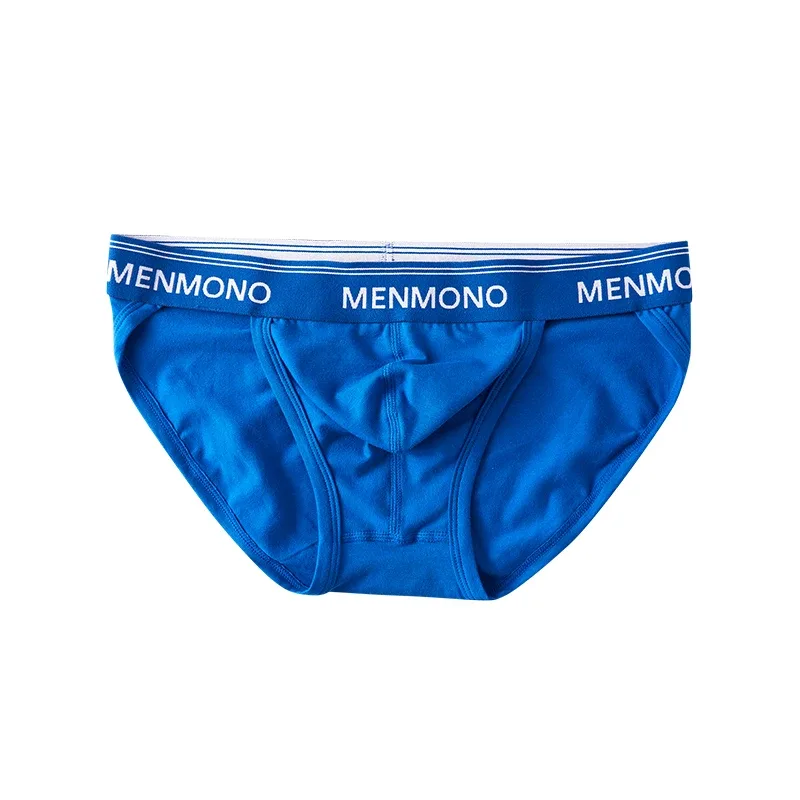MEN cotton tide men's triangle bagong sexy low waist slim breathable youth personality U convex underwear men. — image 23