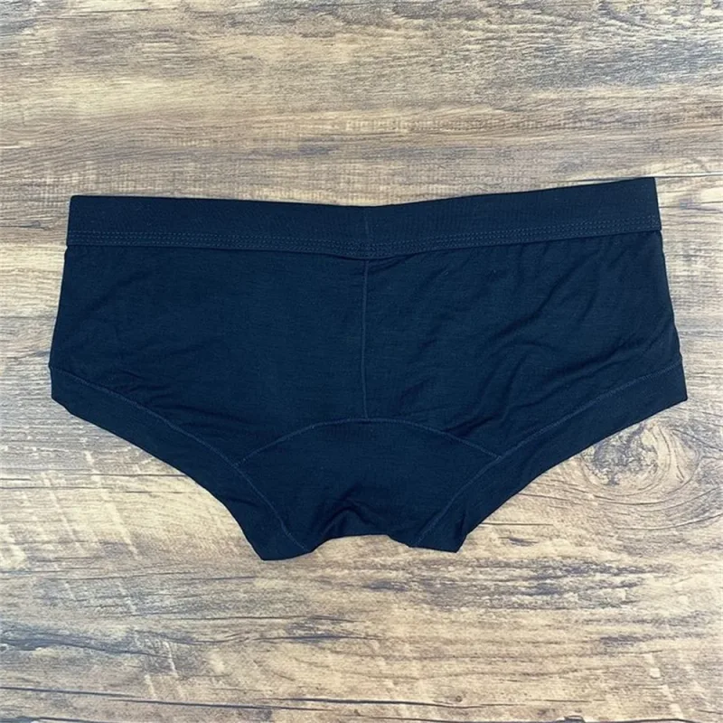 Cuecas masculinas sexy modal rosa, simples e confortável, bolsa convexa em u, cintura baixa, slim fit, plus size, cuecas masculinas — image 14