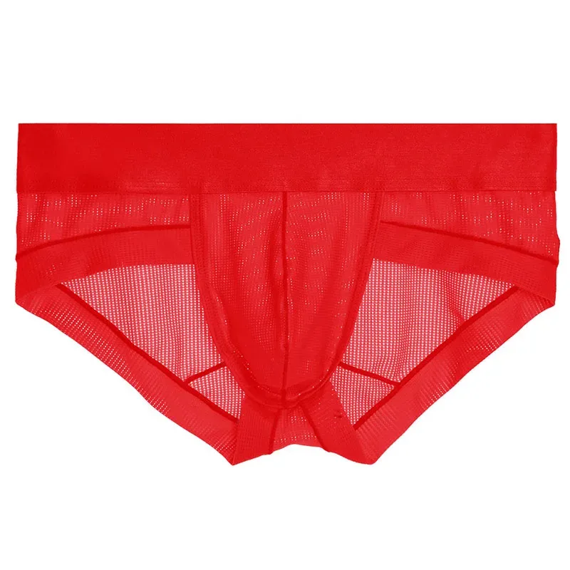 Nya underkläder för herrbyxor Cueca Masculina Ropa Interiör Hombre Calzoncillos Slip Mesh ventilerande trosor S-XL — image 13