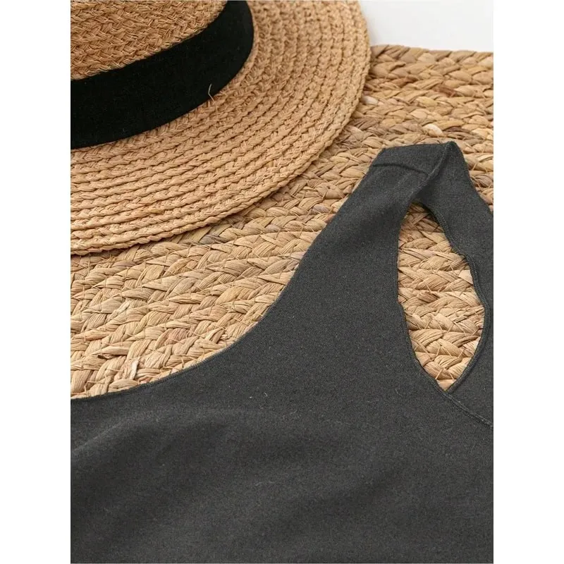 Ladies' Summer Casual Sleeveless Vest American Flag Double-Sided Printed I-Back Top Trendy Popular Style — image 3