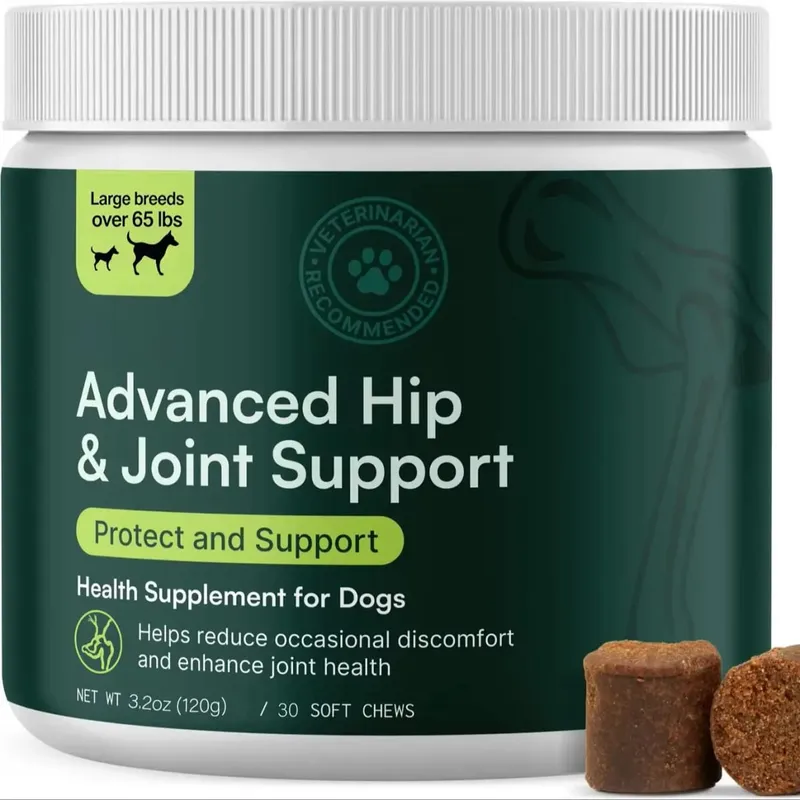 Advanced Dog Hip and Joint Supplement for Small & Medium Breeds Dog - Glucosamine Chondroitin Omega 3 MSM Green Lipped Mussel