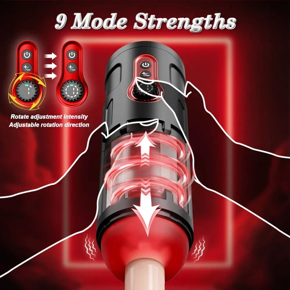 Masturbador masculino automático, rotação telescópica, máquina de sucção, pistão, boquete, produtos adultos, masturbação, brinquedo sexual para homens — image 2