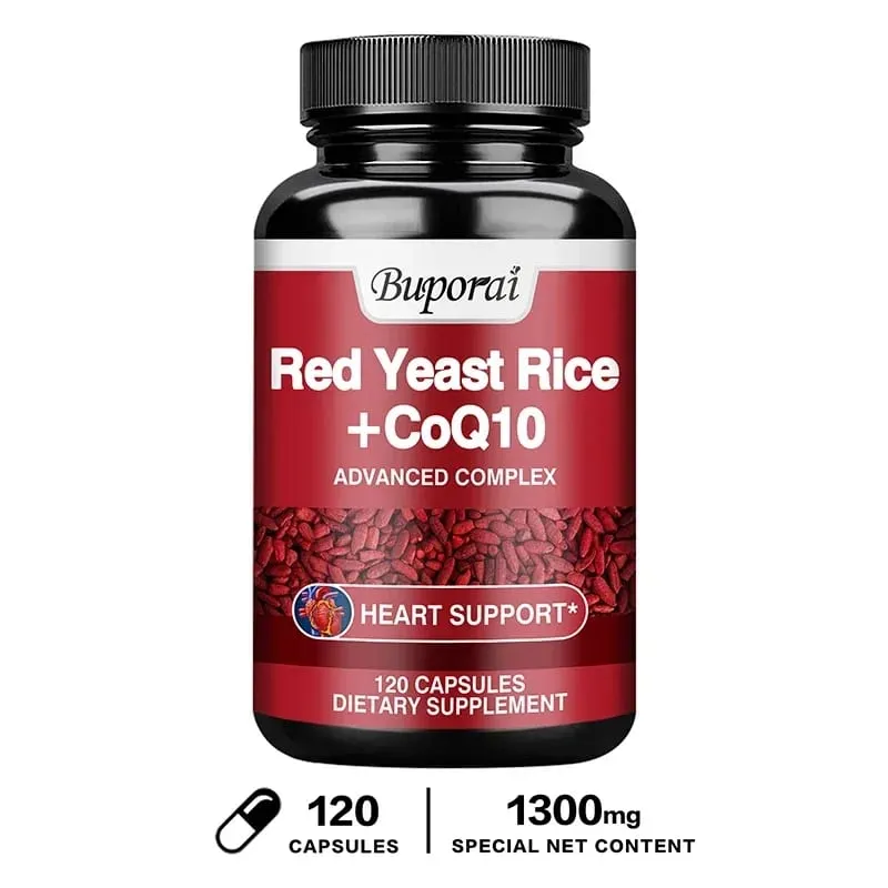 אורז שמרים אדום עם תוסף CoQ10 - תמיכה נוגדת חמצון לאנרגיה ובריאות הלב תוספי תזונה — image 9