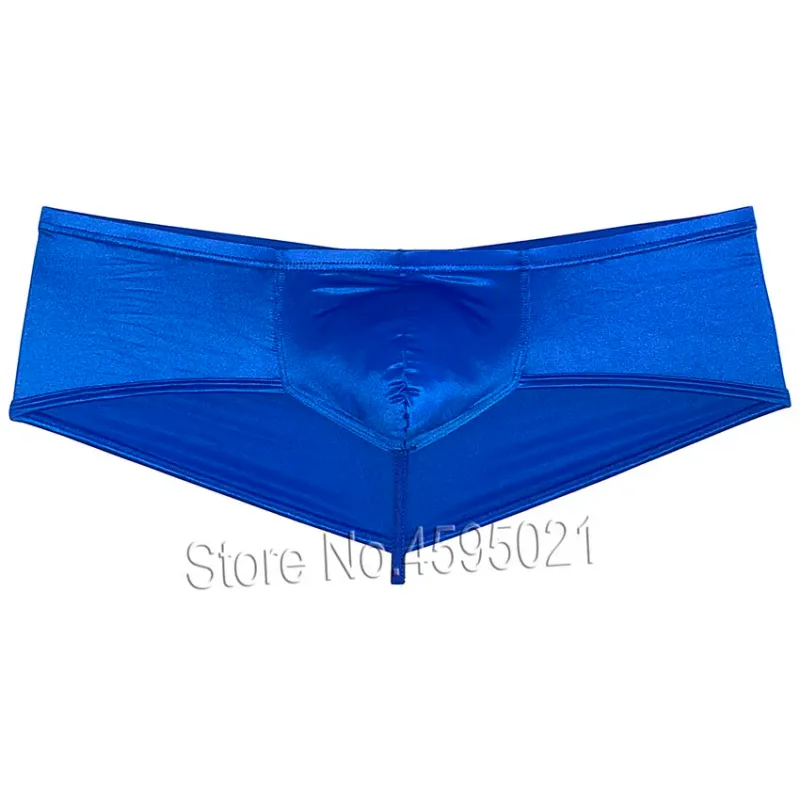 Cuecas masculinas de seda e gelo, tanga atrevida, brilhante, aparência molhada, biquíni, sólido, brilhante, cintura baixa, praia, cuecas de biquíni — image 13