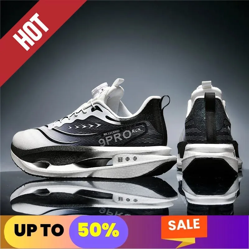 Air Running Shoes Men Sports Marathon Carbon Plate Breathable Lightweight Women Comfortable Athletic Leisure Sneakers Casual — image 3
