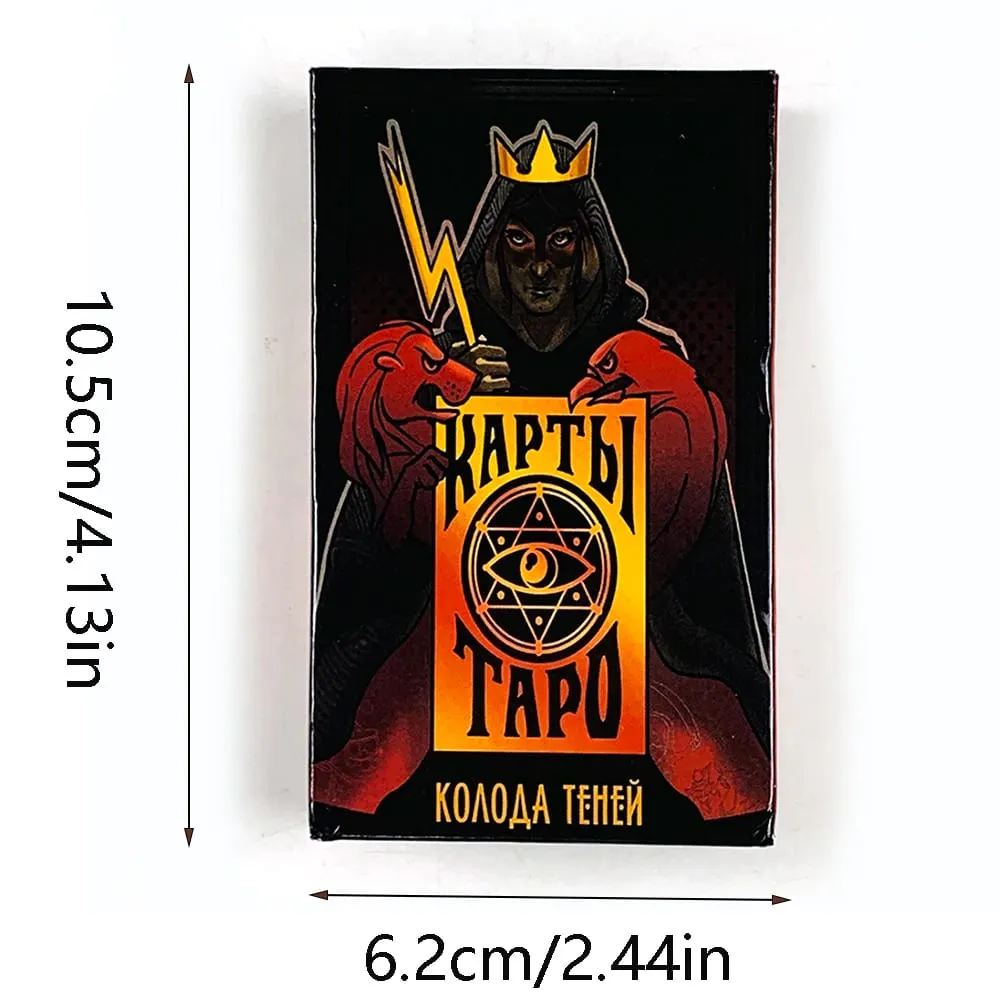 Russian Version Tarot Cards A 78 Deck Fate Divination Cards Game Board Playing Game With Guidebook for Beginners Halloween Gifts — image 6