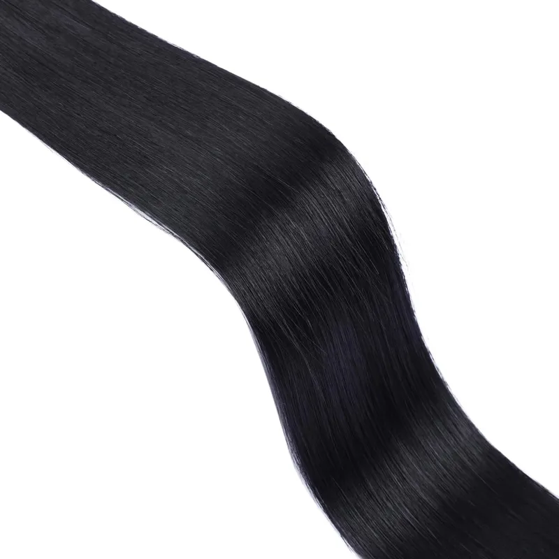 Butterfly Weft Hair Extensions Pu Hole Weft Double Sided Genius Weft Bundles Hand Tied Weft Invisible Weave For Women