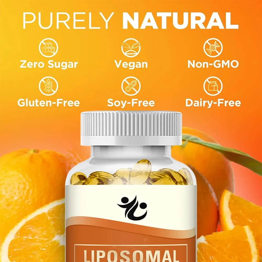 Liposomal Vitamin C 1000mg Capsules-Support Immune Defense Collagen Production Skin Radiance Cognitive & Circulatory Wellness — image 3