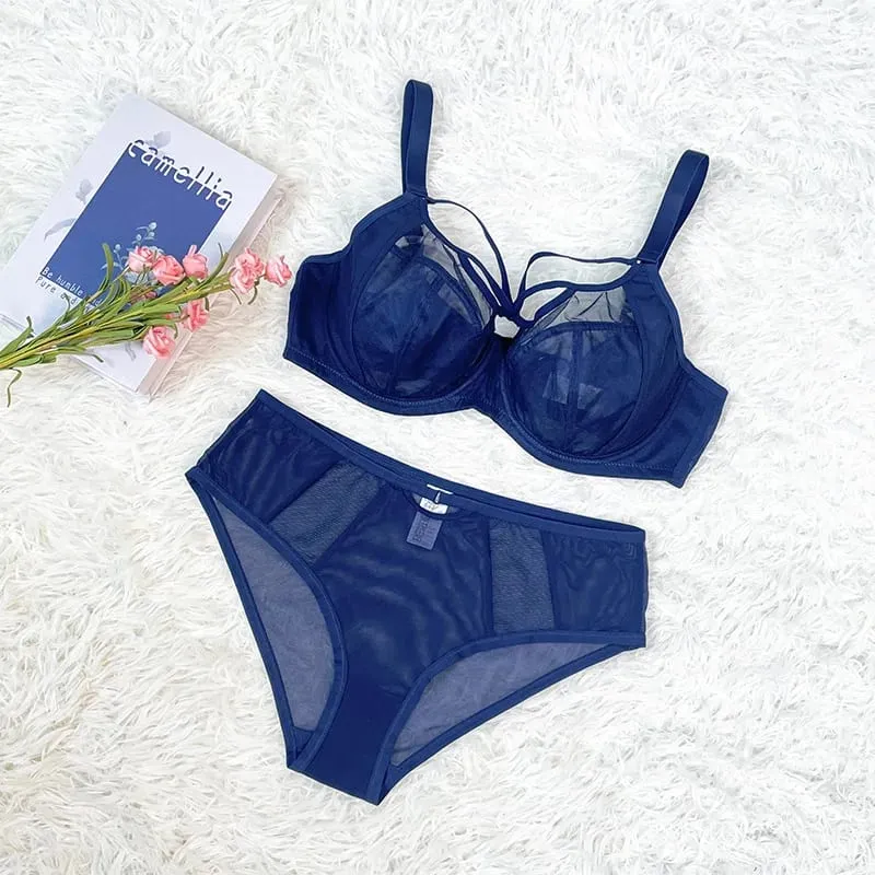 C d e f g h i j k copo 34 36 38 40 42 conjunto de sutiã roupa interior push up sutiã lingerie 2 peças conjuntos plus size feminino senhoras lingeries — image 4