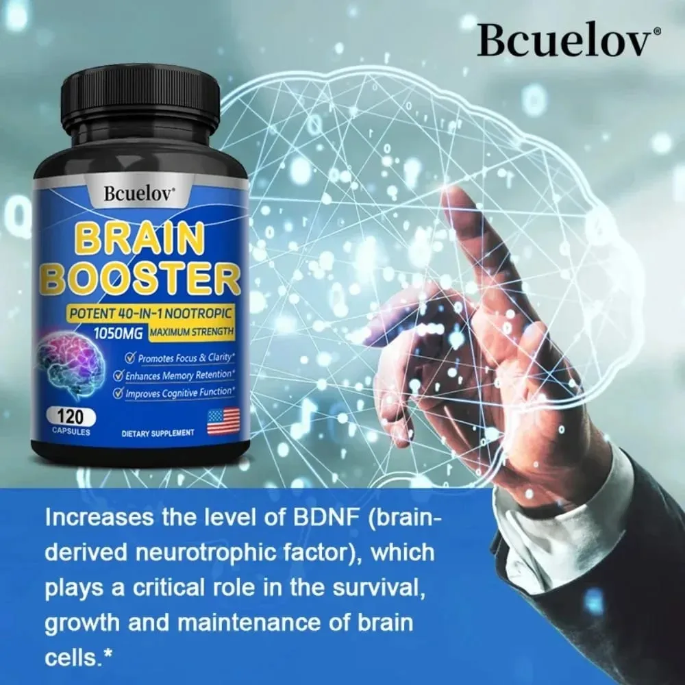 Phosphatidylcholine Improve Memory and Concentration Promotes Brain Health Liver Health and Cognitive Function 120 Capsules — image 3