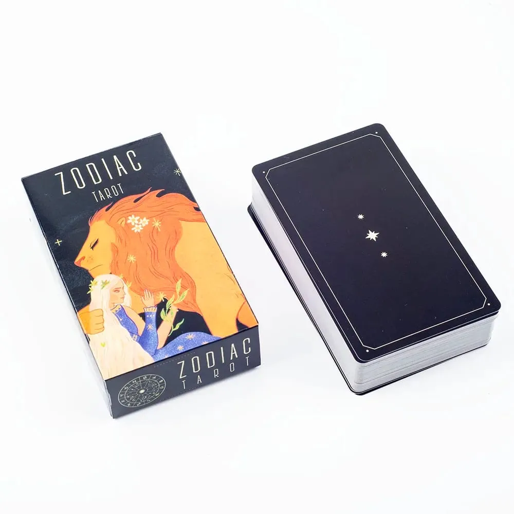 10.3x6cm Zodiac Tarot Cards for Fortune Telling And Divination Party Game Board Game Pack of 52 Unique Star Sign Cards — image 1