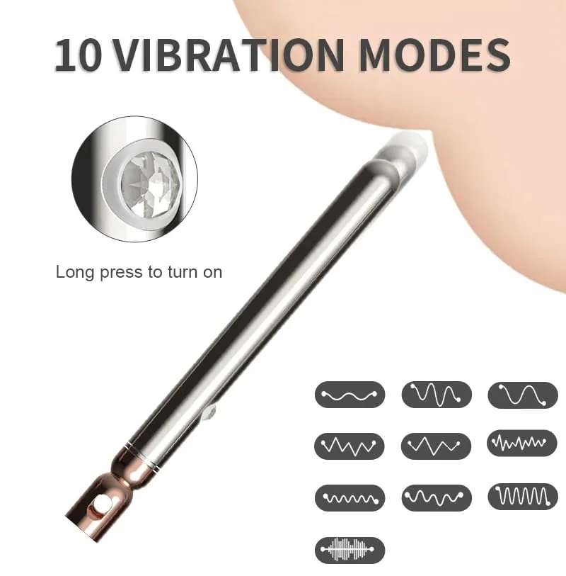 Mini Metal Bullet Vibrator For Woman Necklace Jump Egg G-Spot Massager Dildo Clitoris Stimulator Sex Toys for Adults 18 — image 2