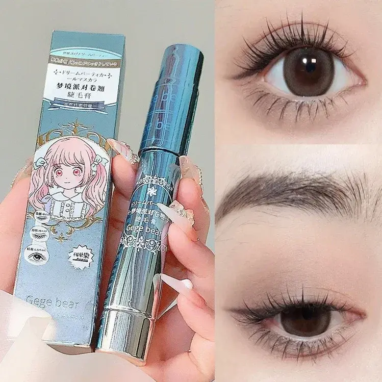 Silk Fiber Lash Mascara Hindi tinatagusan ng tubig na Pangmatagalang Extension Mga pilikmata na nagpapahaba ng Curling Mascara Black Eyelash Makeup Cosmetic — image 2