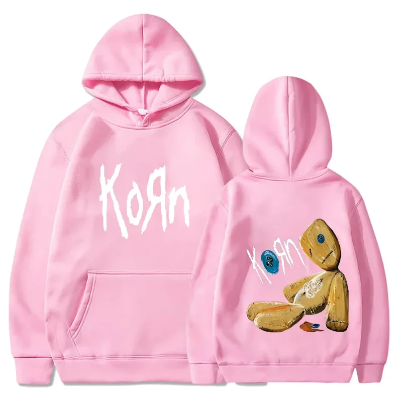 Korn Rock Band Hoodies Vår Höst Pullover Herrmode Tryckt Huvtröja Lös Casual Daily Streetwear Tröja Toppar — image 4