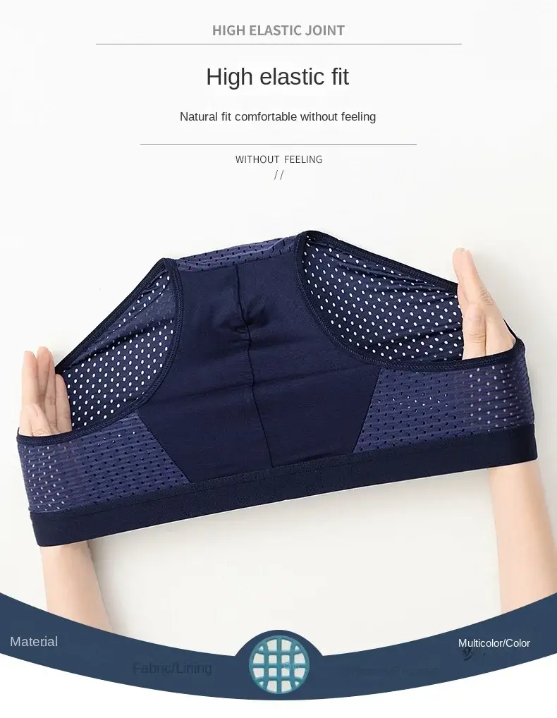 Homens sólidos verão roupa interior de seda gelo boxershorts cuecas respiráveis roupa interior de fibra de carbono de bambu anti-bacteriano oco calcinha — image 7