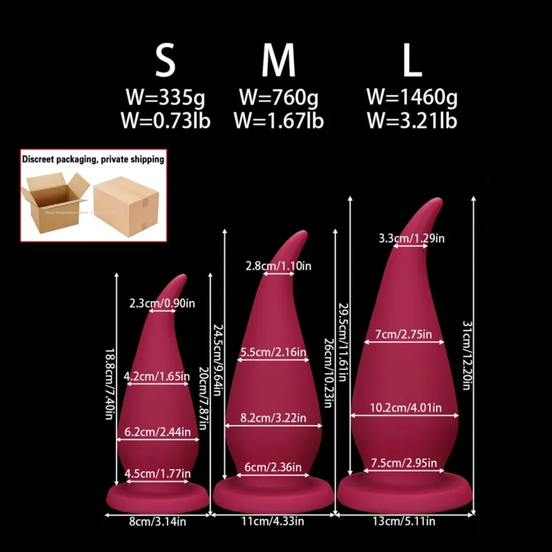 66cm Super Mahaba Malaki Anal Plug Malaking Makapal Butt Plugs Pagsasanay Anal Dilator Laruang Prostate Massager Pang-adultong Anal Sex Toy Para sa mga Babae Lalaki — image 13