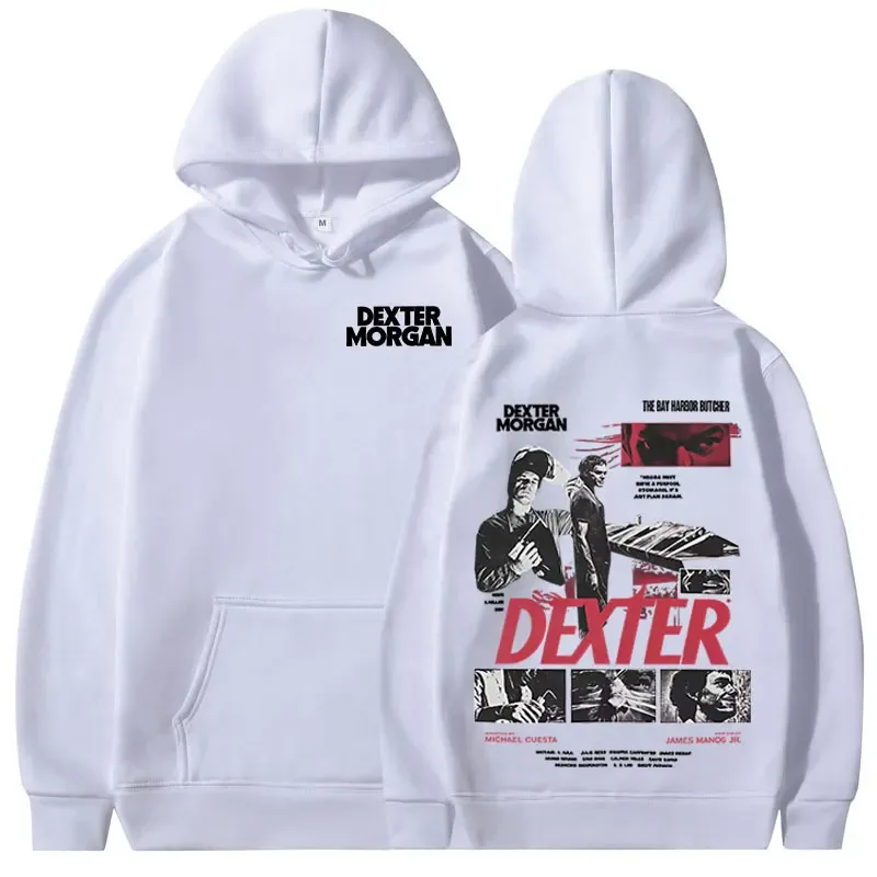 TV Play Dexter Morgan Graphic Hoodies Men's Women Clothing Casual Vintage Hooded Sweatshirts Fashion Gothic Oversized Pullovers — image 3