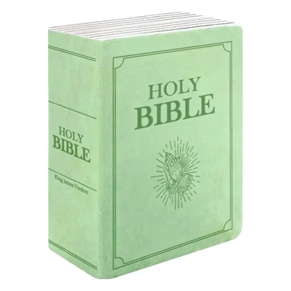 Living Room Realistic Looking Bible Pillow Sofa Cushion Bible Throw Pillow 33*22cm Cutest Bible Cushion Christmas Present — image 3
