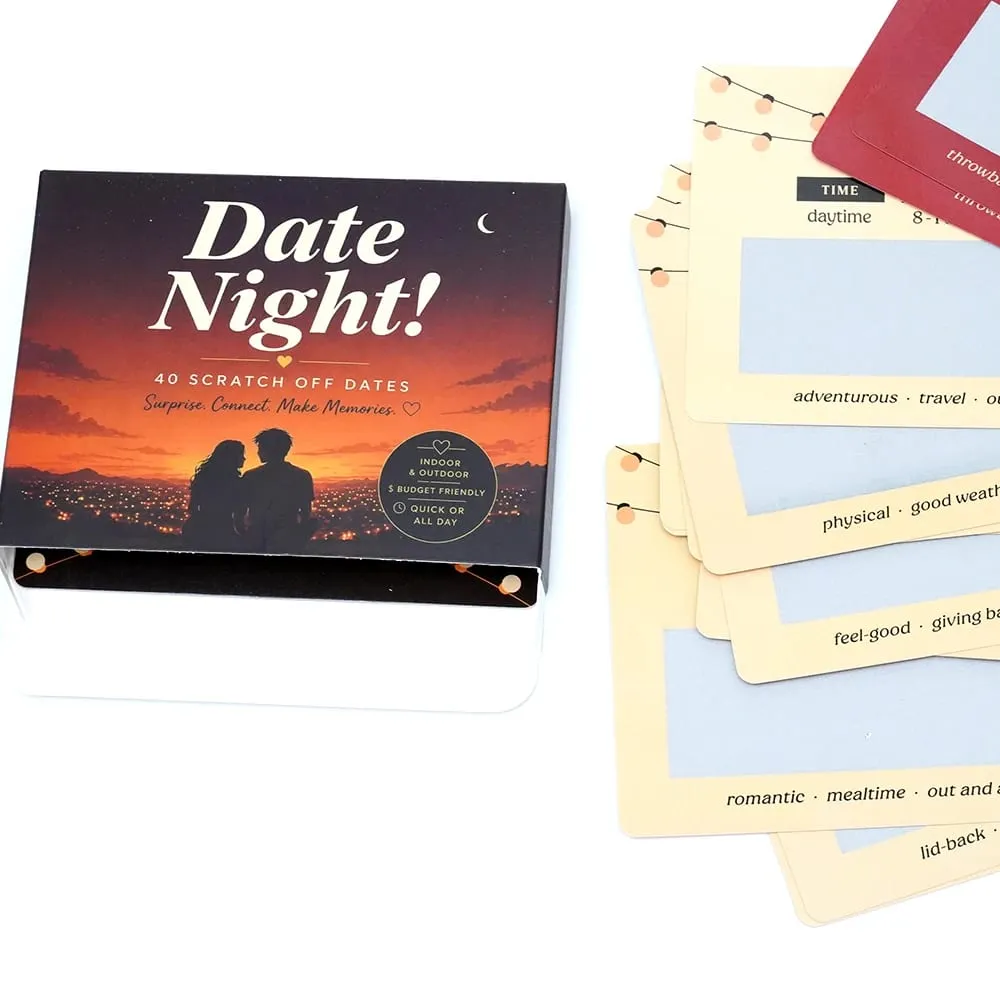 Romantic Date Night Card Game Scratch Off Adventure For Couples Interactive Relationship Game Surprise Challenge Cards Creative — image 4