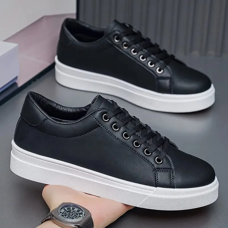 New Hot Selling Fashionable Men's Board Shoes Trendy White Shoes Student Sports Leisure Shoes Versatile Men's Shoes — image 1