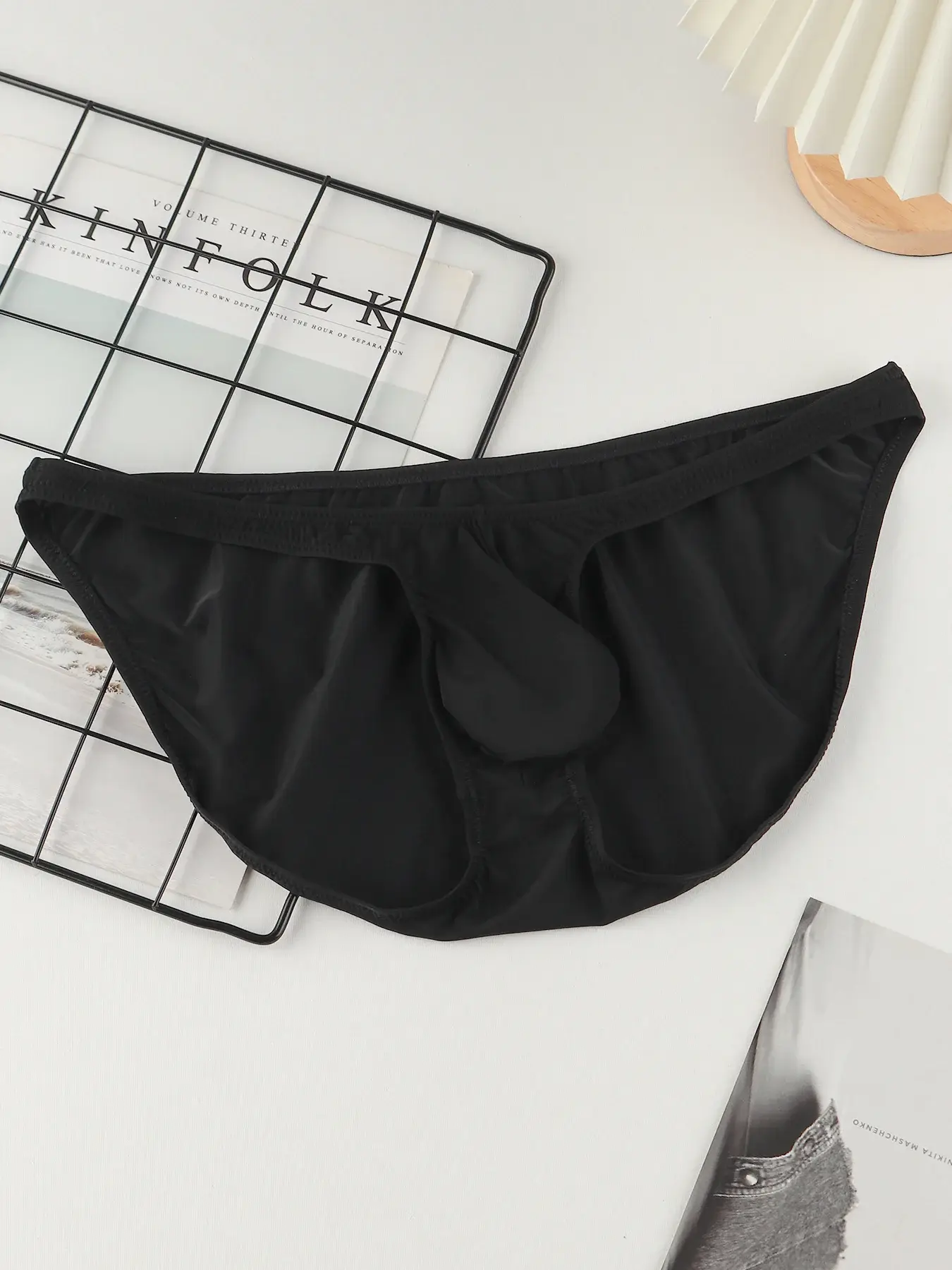 New Men's Underwear U convex Bag Hip Sexy Solid Color Bikini Men's Briefs Comfortable Breathable Quality Male Panties G6008SJ — image 15