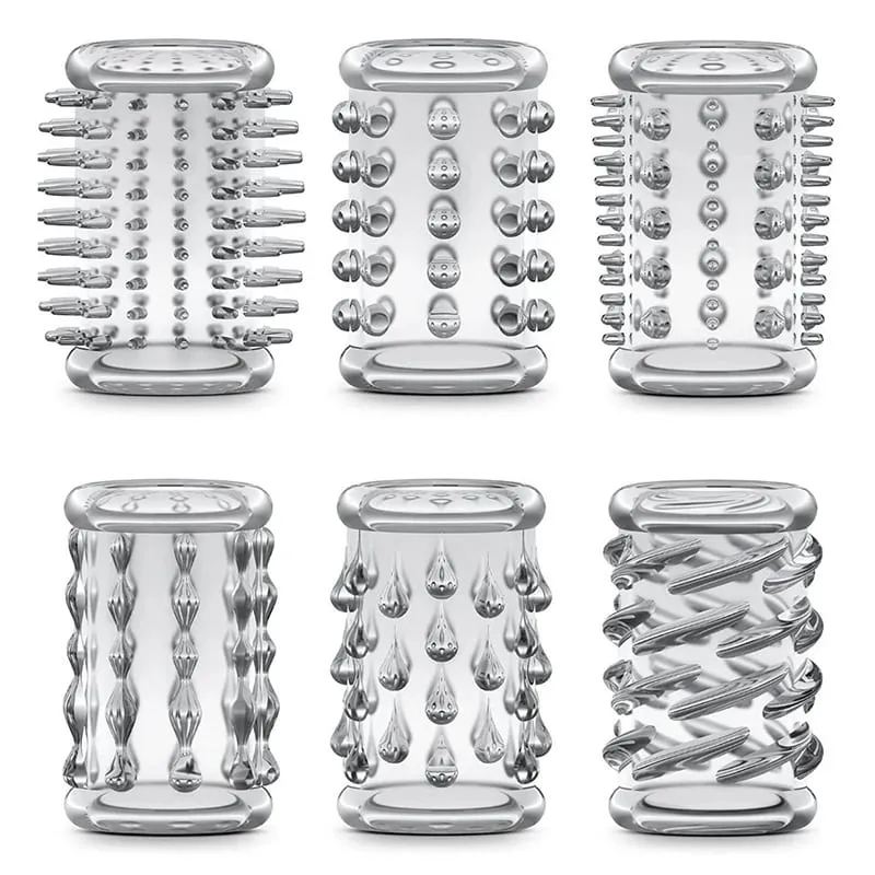 6Pcs/set For Men Lock Sperm Delay Ejaculation Cockring Intimate Goods Sex Shop Cock Ring G-spot Stimulate Penis Ring Sex Toys — image 1
