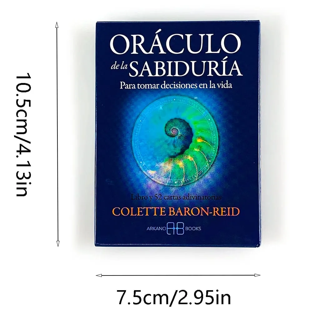 Oráculo De La Sabiduría Oracle Cards Spanish Version Wisdom Divination Deck Fortune‑Telling Cards Game for Collectors Gifts — image 6