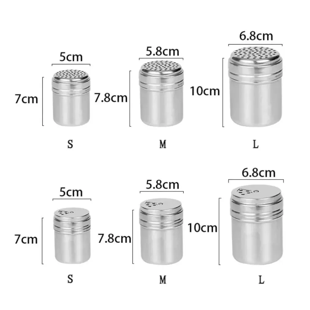 Multi-purpose Stainless Steel Seasoning Jar Salt Sugar Bottle Rotating Cover Spice Pepper Shaker Spice Jar Kitchen Gadgets — image 6