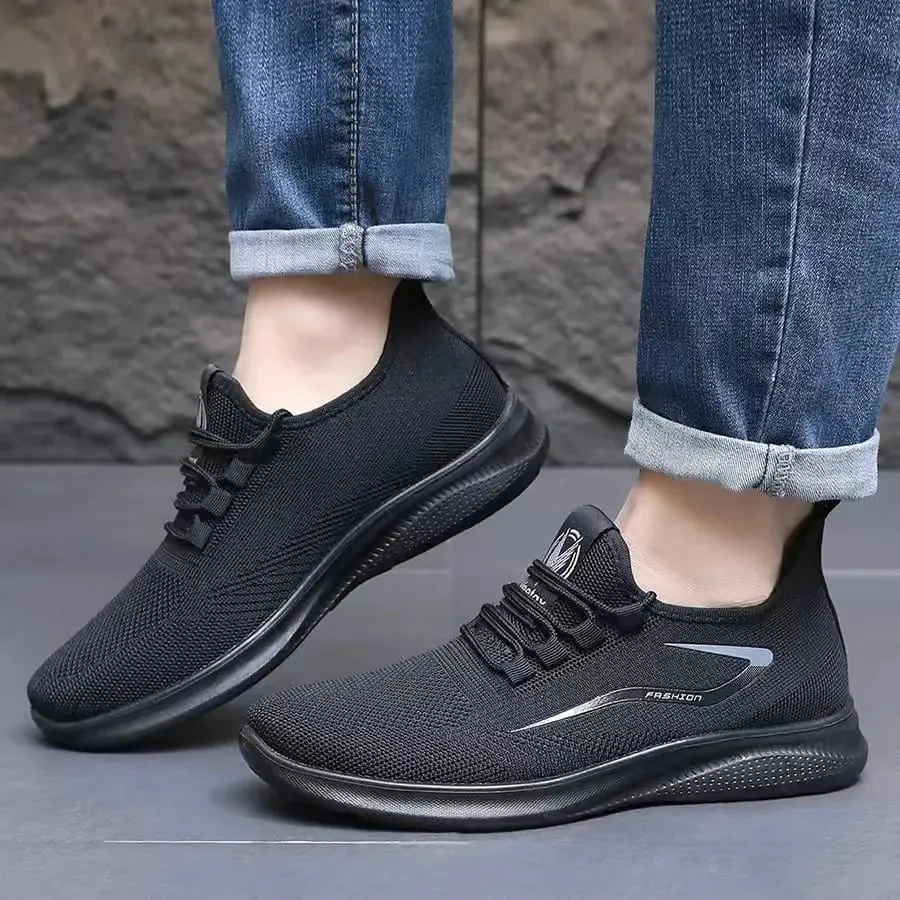 2026 Yeni Varış Nefes Hava Örgü Üst Slip On Ayakkabı Esnek Yumuşak Kaymaz Taban Rahat Koşu