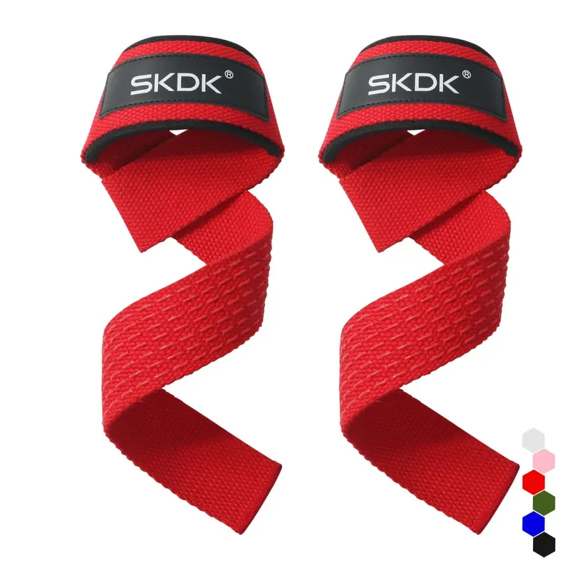 1 Pair Weightlifting Wrist Straps Strength Training Adjustable Non-slip Gym Fitness Lifting Strap Wrist Support Sports Grip Band