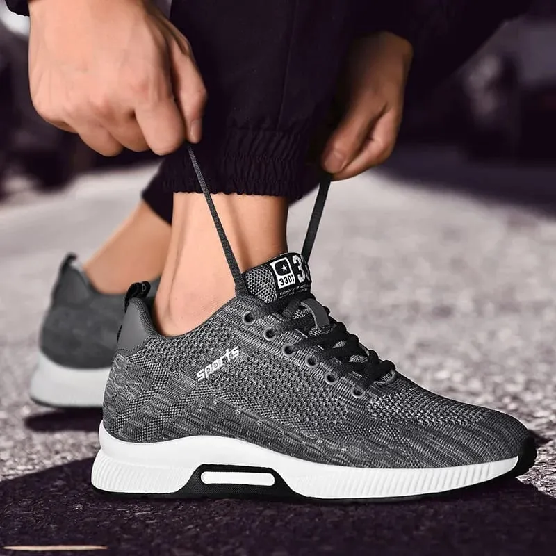 Men Increase Insole 6CM Sports Casual Height Shoes 48 Men Sneakers Elevator Shoes Hidden Heels Breathable Heightening Shoes — image 4