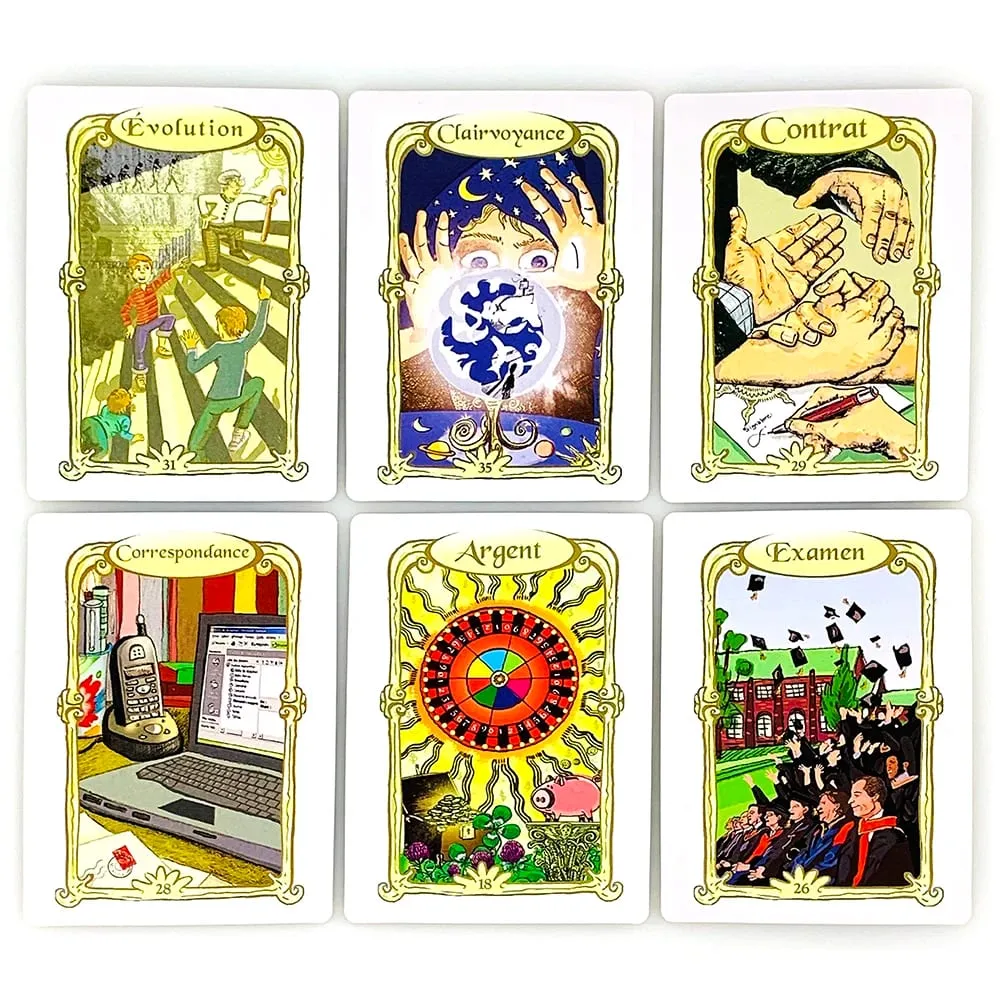 L'Oracle Des Miroirs Oracle Cards French Version Mystical Divination Card Game With Guidebook For Collectors & Beginners — image 4