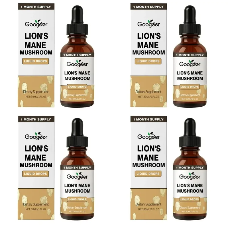 Googeer Lion's Mane Cogumelo Líquido Gotas de Memória e Suporte de Foco para Clareza Cognitiva Agilidade Mental Sem Álcool 30 ML — image 11