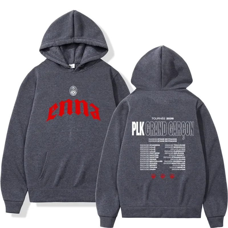 Rapper PLK Grand Garcon 2026 Tour Merch Hoodies Kasuotang Panlalaking Pambabae Fashion Hip Hop Pullovers Long Sweatshirts Streetwear — image 3