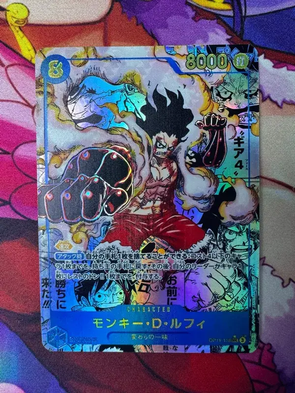 ONE PIECE Roronoa Zoro Monkey D. Luffy DIY Hjemmelavet samlingskort engelsk japansk version Legetøj Julefødselsdagsgave — image 10