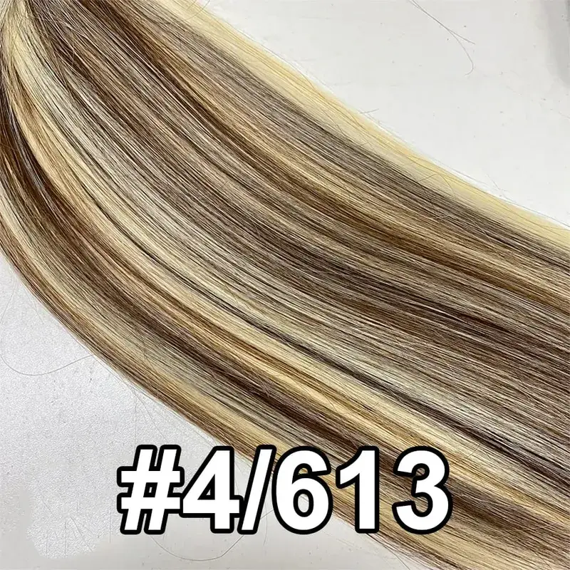 Human Hair Flat Tip Extension Remy Hair18-30inch Real Remy Silky Straight Black Brown Pre Bonded Keratin Fusion Hair
