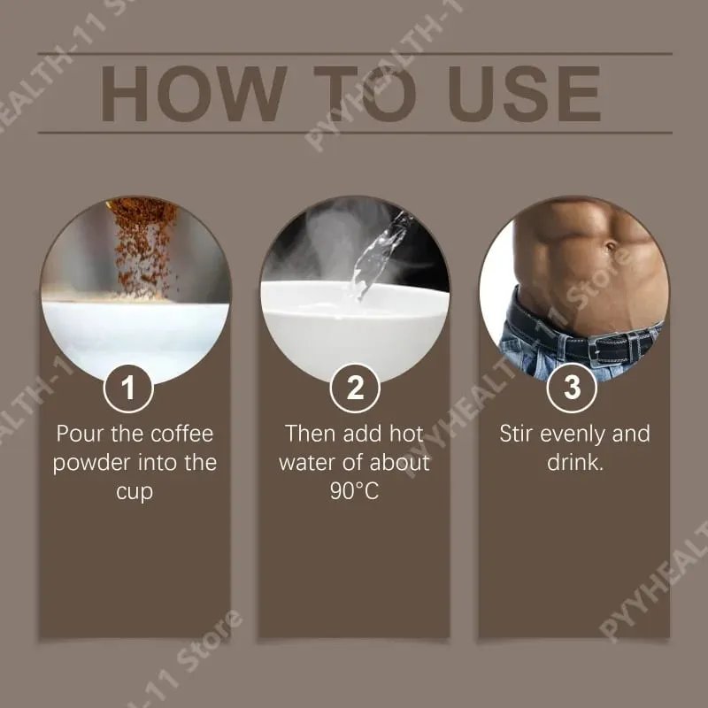 Supplement ng Mushroom Powder na may 10 Mushroom Blend Men's Healthy Mushrooms Coffee Powder Pang-araw-araw na Nutrisyon at Suporta sa Enerhiya — image 7