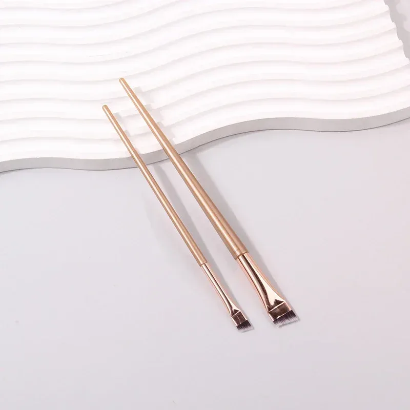 Karsyngirl 2/3Pcs Blade Eyeliner Brush Eyebrow Brush Portable Flat Fine Eye Liner Brow Contour Makeup Brushes Makeup Tool