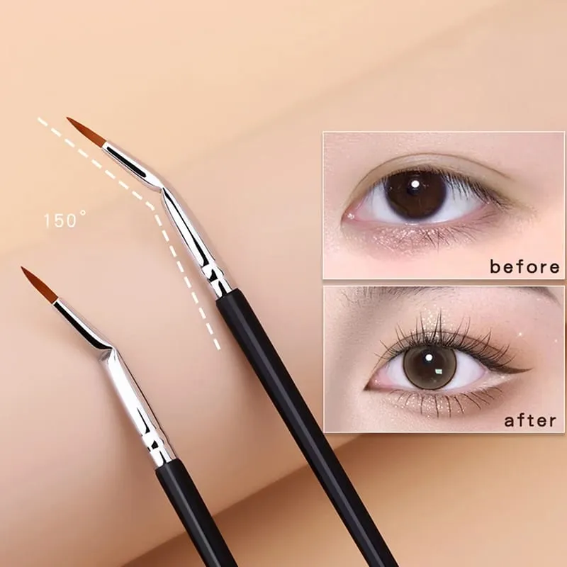1pc Eyeliner Brushes Angled Liner Makeup Brush Pointing for Gel Liquid Powder Synthetic Hair Eyes Cosmetic Tools