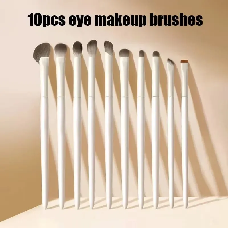 Natural Eye Makeup Brushes Set Eyeshadow Brush Eyebrow Contour Eyeliner Brush Women Eyes Cosmetic Blending Detail Make Up Tools — image 27
