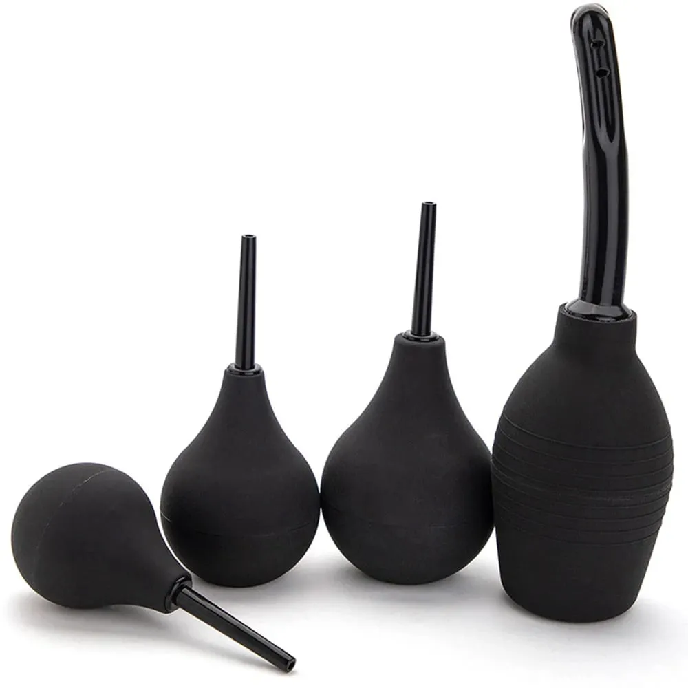 Lavemang Rengöringsbehållare Slidan Analrengörare Douche Bulb Design Medicinskt gummi Hälsa Hygienverktyg Sexleksaker För Kvinna/Man — image 1