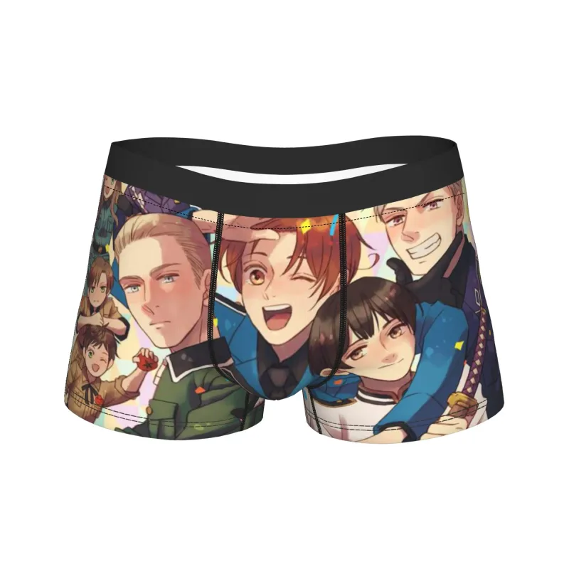 Hetalia World Stars Masculino Boxer Shorts Cuecas aconchegantes — image 8