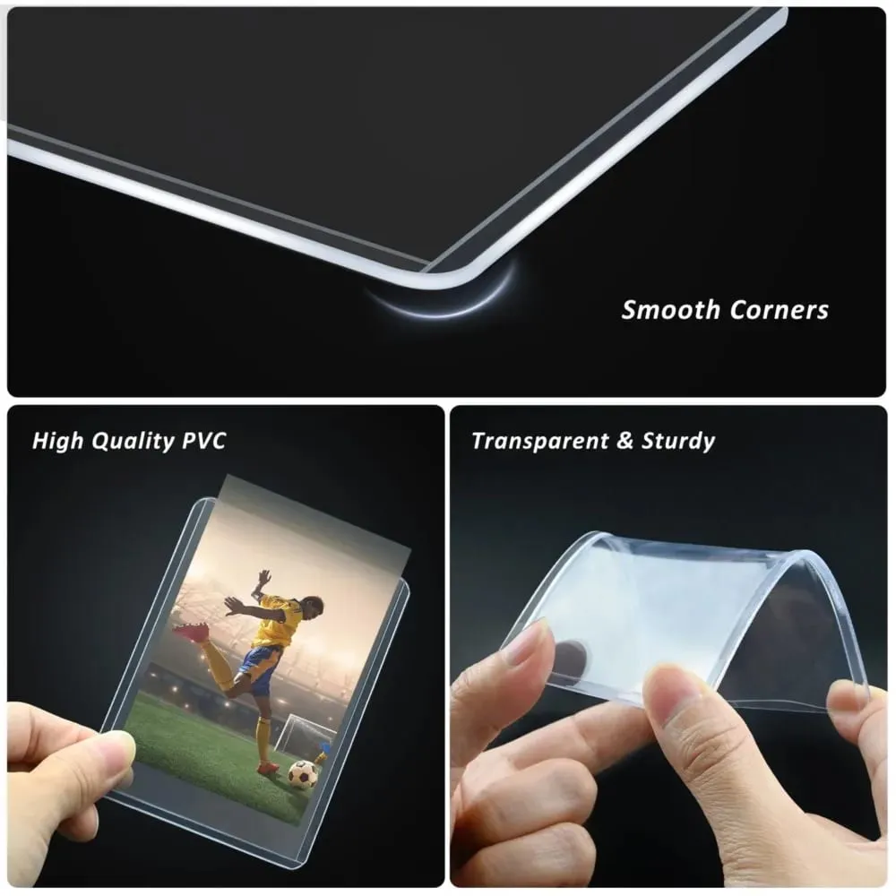 25-100pcs 3" x 4" Hard Card Sleeve Clear Anti Scratch Protector For Pokemon Game Baseball Sports Card Trading Protect Toploaders — image 5