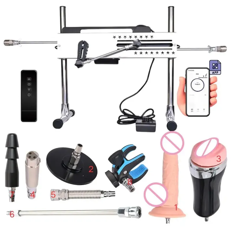 Rough Beast APP Control Makapangyarihang Sex Machine para sa Babae at Lalaki Masturbesyon Love Machine na may Dildo Toy Shop Penetration Sextoys — image 29