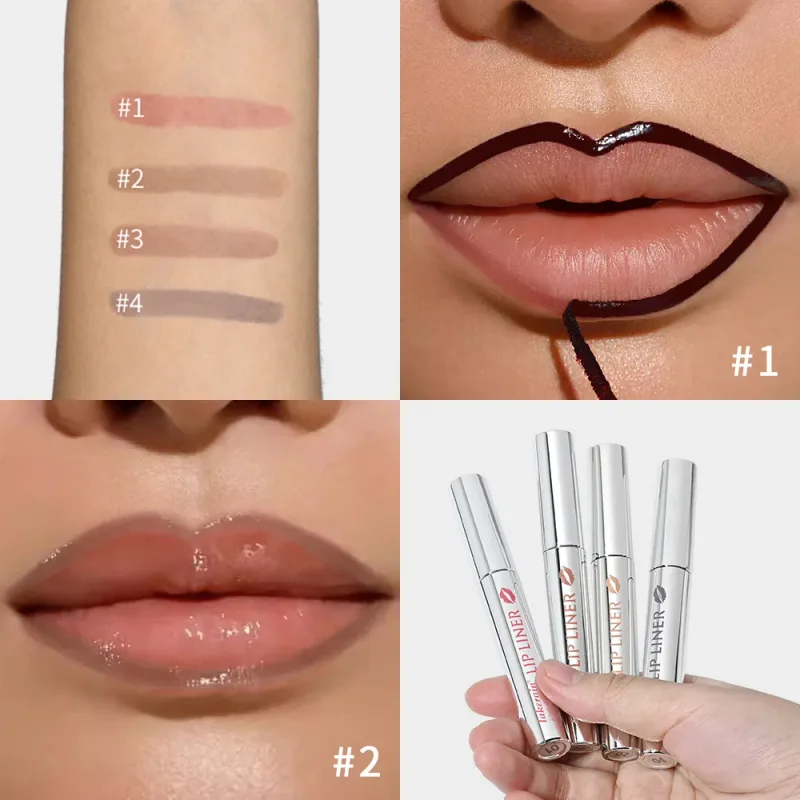 Lakerain Peel Off Lip Liner Impermeabile a prova di sbavature Lip Liner Colore a lunga durata Non sbiadisce Idrata Nutrire Contorno labbra Trucco — image 6
